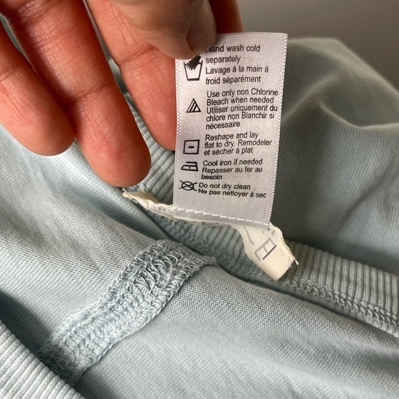 L*Space Seaview Sleeveless Mini Dress Front Twist Soft Jersey Sky Blue Size XL - Picture 9 of 15